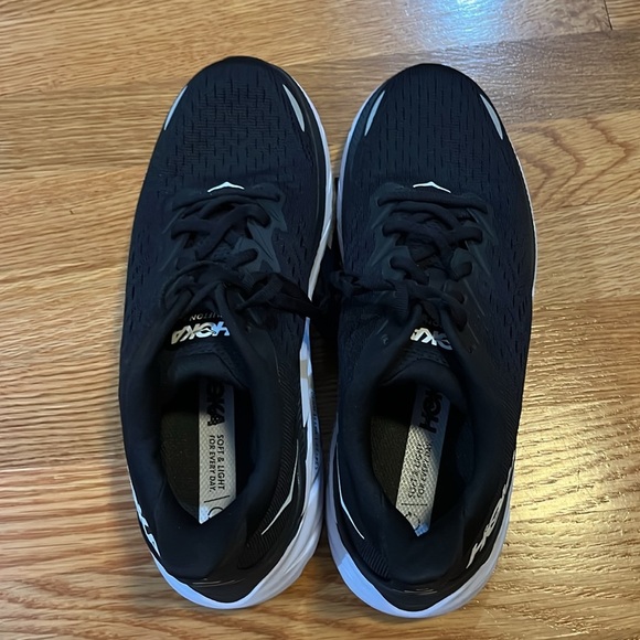 Hoka One One Clifton 8 Black Running Sneaker 8 NEW - Picture 13 of 15